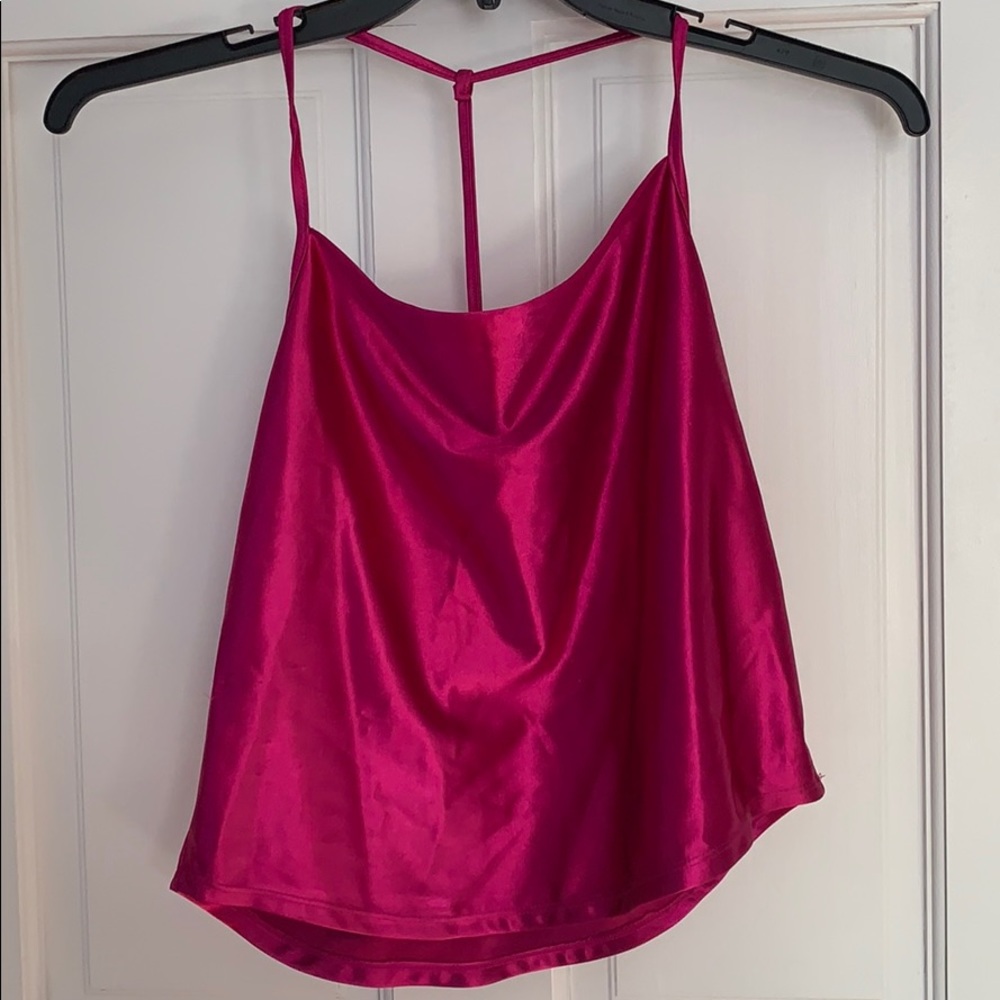 BRAND NEW: never worn, hot pink tank top